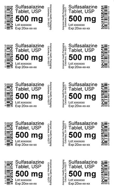 500 mg Sulfasalazine Tablet Blister.jpg (500 mg Sulfasalazine Tablet Blister)